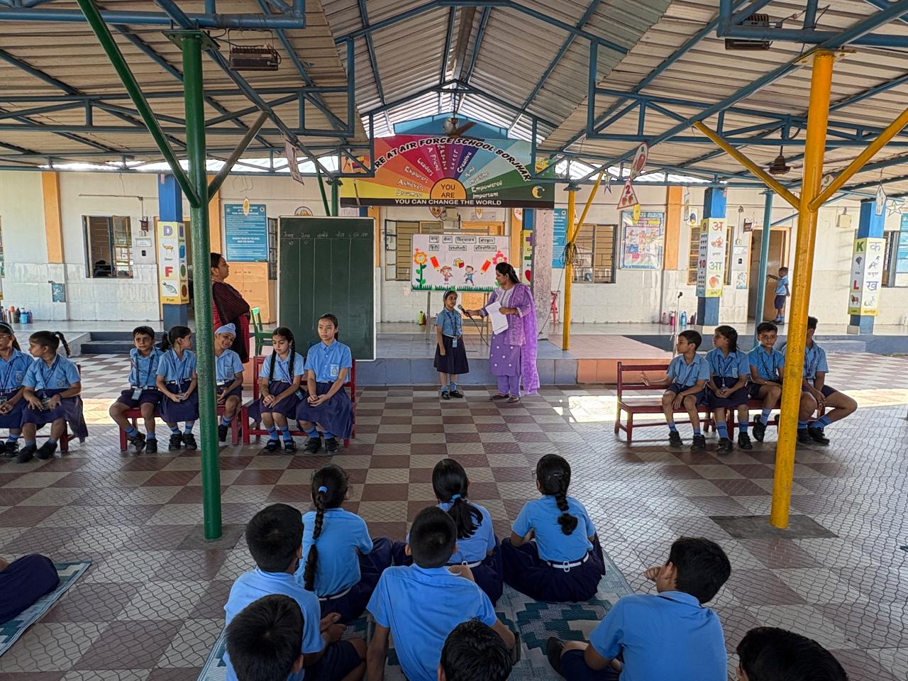 Students learning in classroom
